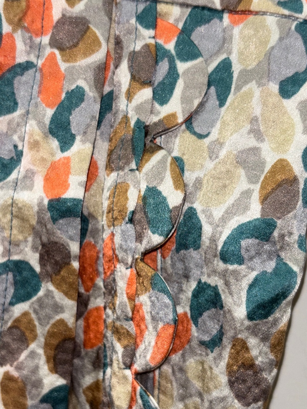 SITA MURT Silk Abstract Print Wrap Skirt Size 38 - Picture 8 of 11